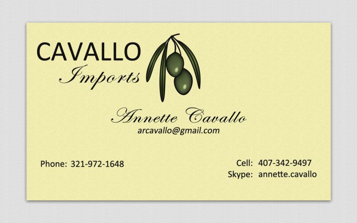 Cavallo Restaurant Menu Cavallo Restaurant Menu