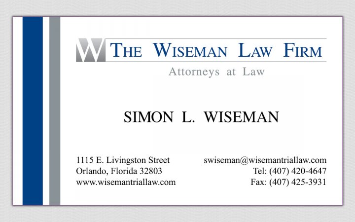 attorneys business card